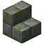 Mossy Stone Brick Stairs